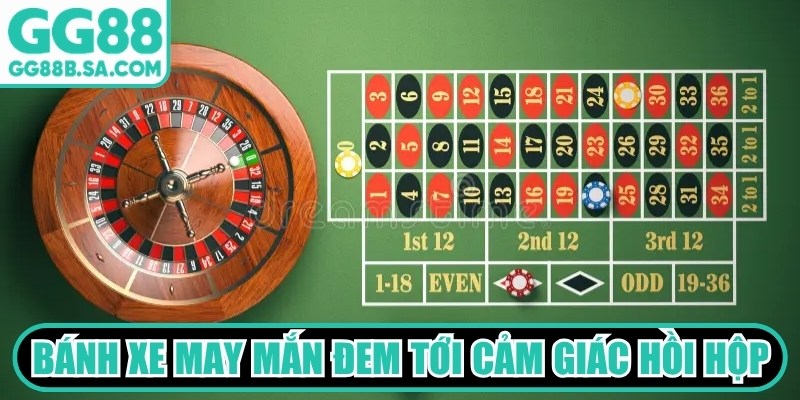 Bánh xe may mắn (Roulette) đem tới cảm giác hồi hộp toàn diện