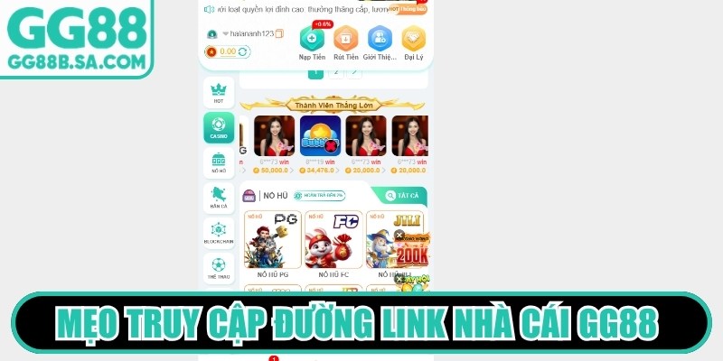 Mẹo truy cập đường link nhà cái GG88 chính thống đảm bảo an toàn 100%