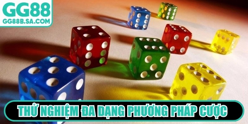 Đừng ngần ngại thử nghiệm đa dạng phương pháp cược khác nhau